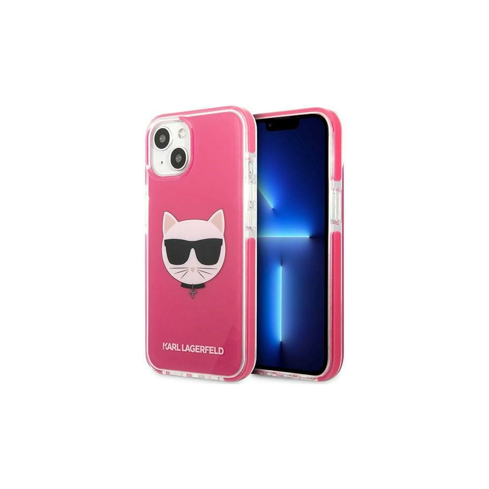 Hurtownia GSM - Etui Karl Lagerfeld KLHCP13MTPECPI Apple iPhone 13 hardcase fuksja/fuschia Choupette Head - KLD1196 - {ean13} - Hurt