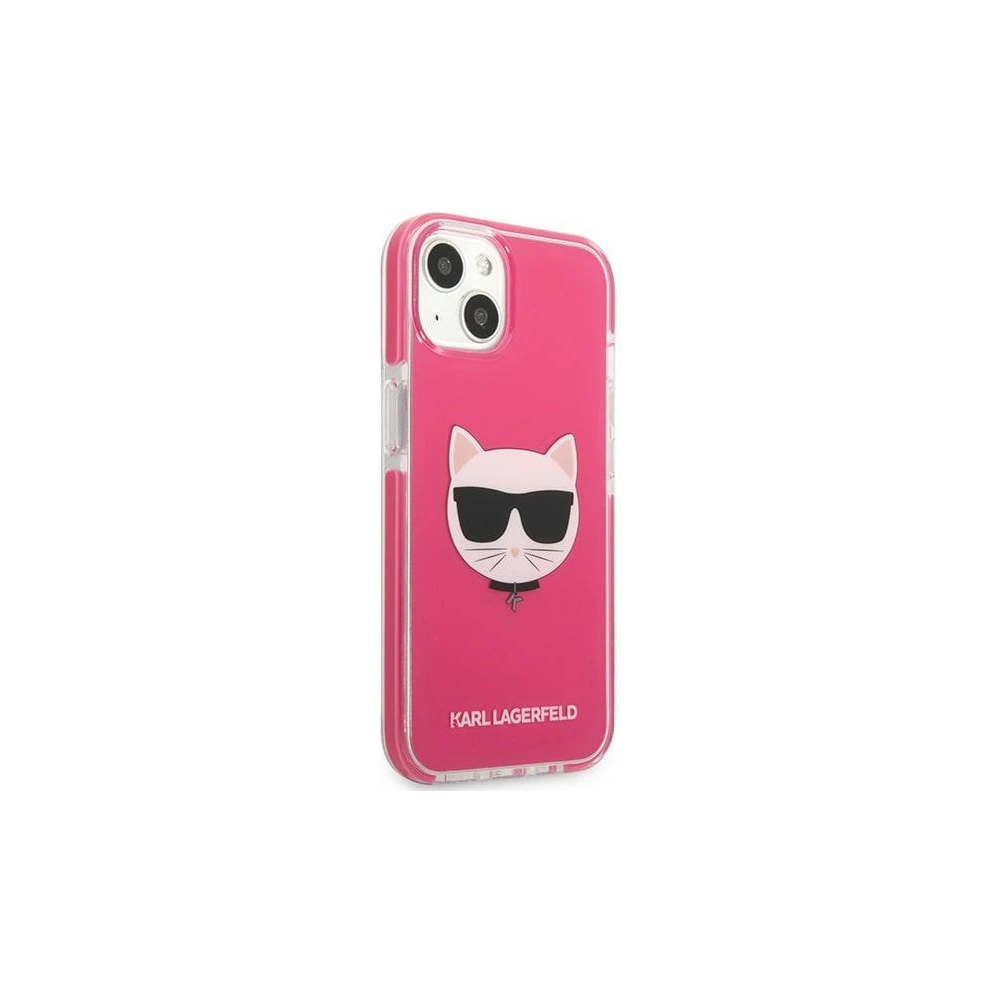 Hurtownia GSM - Etui Karl Lagerfeld KLHCP13MTPECPI Apple iPhone 13 hardcase fuksja/fuschia Choupette Head - KLD1196 - {ean13} - Hurt