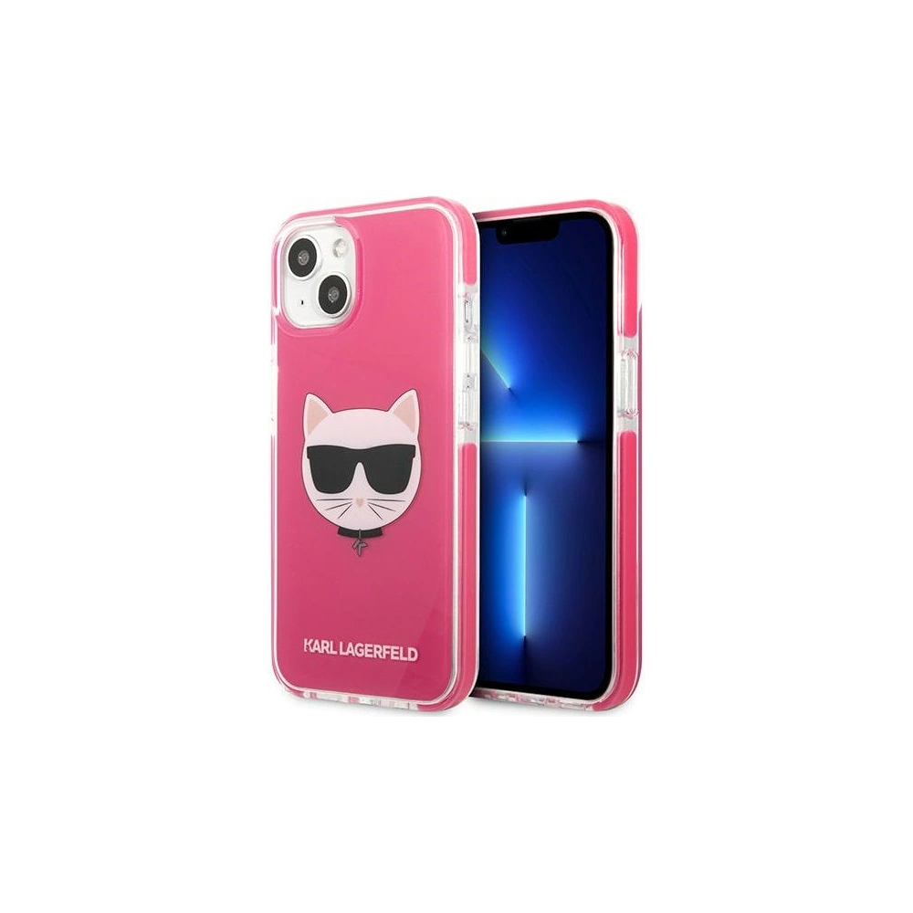 Hurtownia GSM - Etui Karl Lagerfeld KLHCP13STPECPI Apple iPhone 13 mini hardcase fuchsie/fuchsie Choupette Head - KLD1197 - {ean13} - Hurt