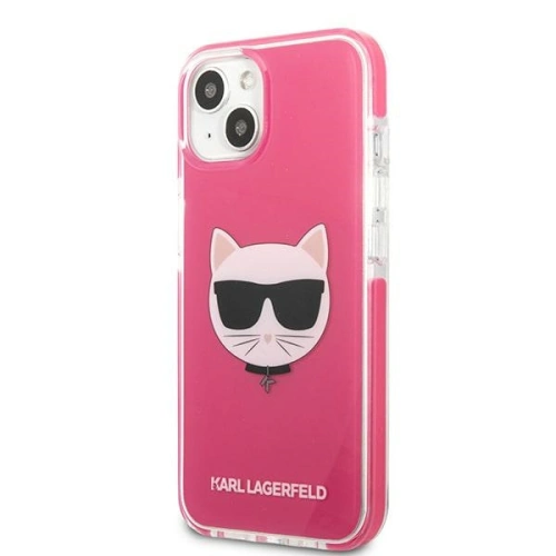 Etui Karl Lagerfeld KLHCP13STPECPI Apple iPhone 13 mini hardcase fuksja/fuschia Choupette Head