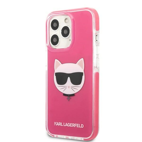 Etui Karl Lagerfeld KLHCP13XTPECPI Apple iPhone 13 Pro Max hardcase fuksja/fuschia Choupette Head