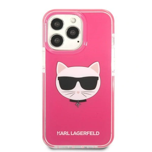 Etui Karl Lagerfeld KLHCP13XTPECPI Apple iPhone 13 Pro Max hardcase fuksja/fuschia Choupette Head