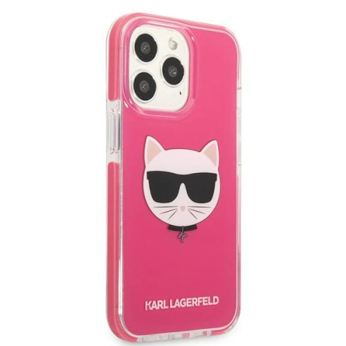 Etui Karl Lagerfeld KLHCP13XTPECPI Apple iPhone 13 Pro Max hardcase fuksja/fuschia Choupette Head
