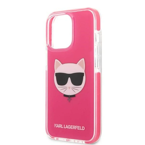 Etui Karl Lagerfeld KLHCP13XTPECPI Apple iPhone 13 Pro Max hardcase fuksja/fuschia Choupette Head