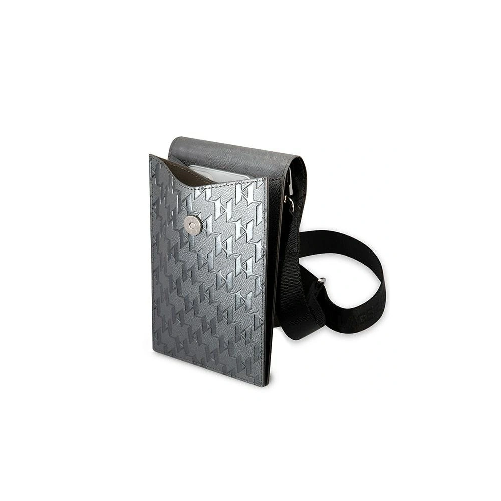 Hurtownia GSM - Torebka Karl Lagerfeld KLWBSAMIPG stříbrná/silver Ikonik Karl Monogram Patch - KLD1203 - {ean13} - Hurt