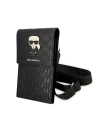 Torebka Karl Lagerfeld KLWBSAMIPK černá/black Ikonik Karl Monogram Patch
