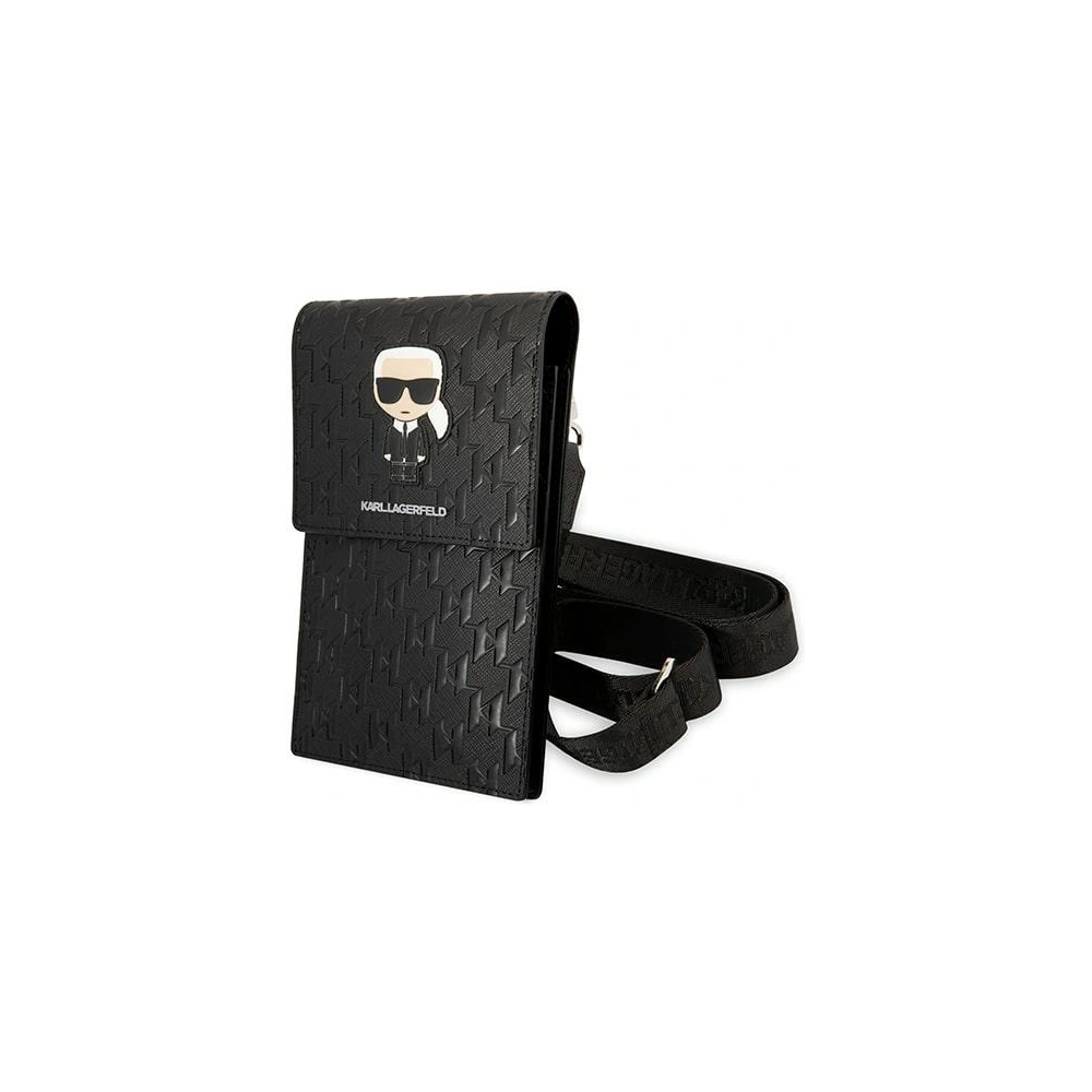 Hurtownia GSM - Torebka Karl Lagerfeld KLWBSAMIPK černá/black Ikonik Karl Monogram Patch - KLD1204 - {ean13} - Hurt