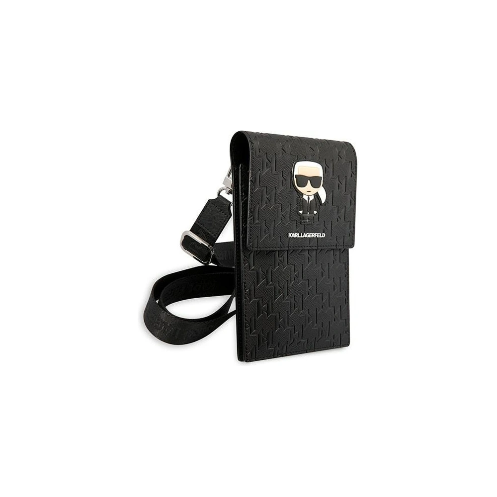 Hurtownia GSM - Torebka Karl Lagerfeld KLWBSAMIPK černá/black Ikonik Karl Monogram Patch - KLD1204 - {ean13} - Hurt