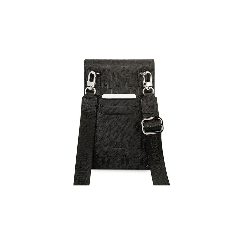 Hurtownia GSM - Torebka Karl Lagerfeld KLWBSAMIPK černá/black Ikonik Karl Monogram Patch - KLD1204 - {ean13} - Hurt