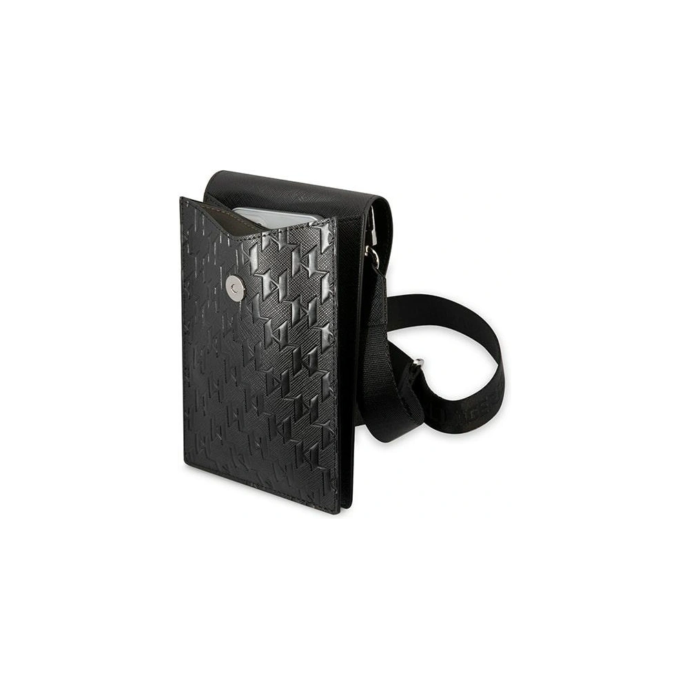 Hurtownia GSM - Torebka Karl Lagerfeld KLWBSAMSMK černá/black Monogram Plate - KLD1205 - {ean13} - Hurt
