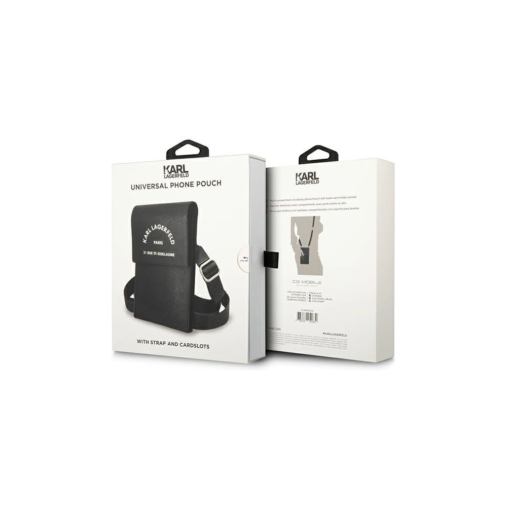 Hurtownia GSM - Torebka Karl Lagerfeld KLWBSARSGK černá/black Embossed RSG - KLD1206 - {ean13} - Hurt