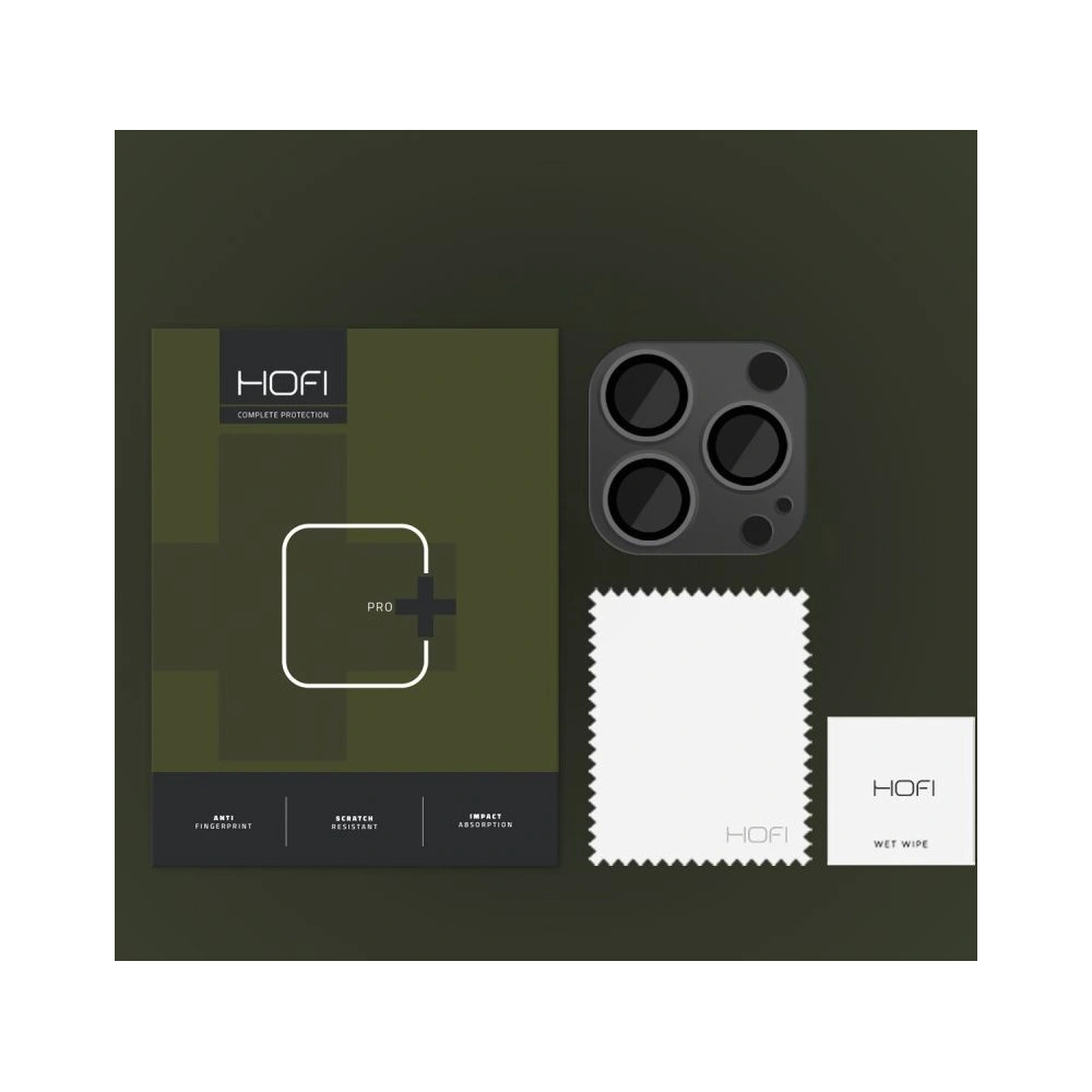 Hurtownia GSM - Sticlă pentru obiectivul aparatului Hofi Fullcam Pro+ Apple iPhone 14 Pro/14 Pro Max Negru - HOFI302 - {ean13} - Hurt