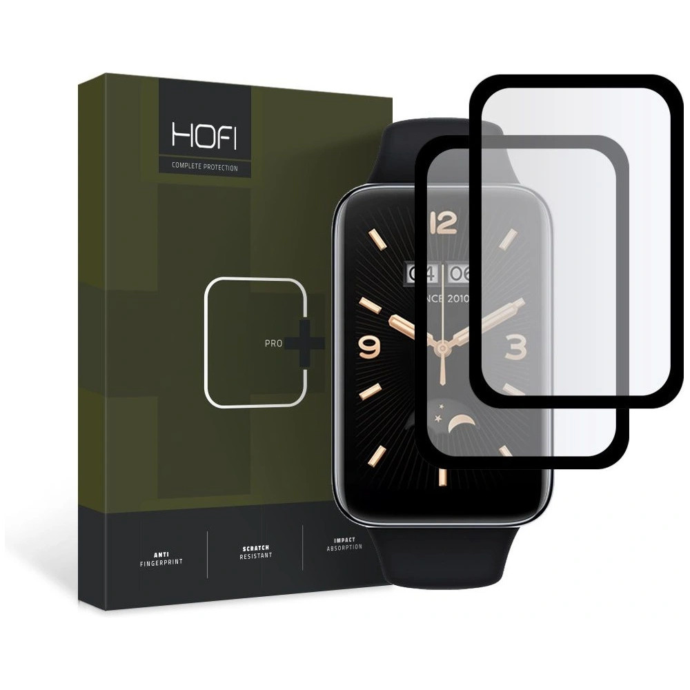 Hurtownia GSM - Hybriidglas Hofi Hybrid Pro+ Xiaomi Mi Band 7 Pro Schwarz [2 PACK] - HOFI303 - {ean13} - Hurt