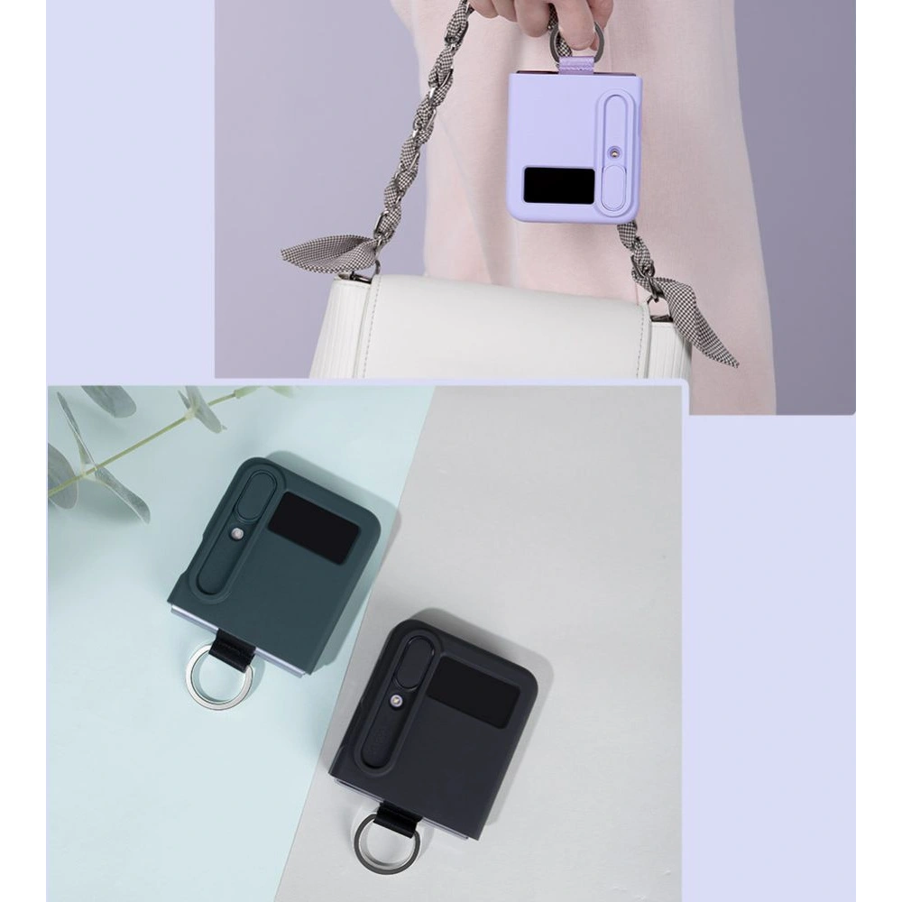 Hurtownia GSM - Etui Nillkin Camshield Silky Samsung Galaxy Z Flip 4 černé - NLK717 - {ean13} - Hurt