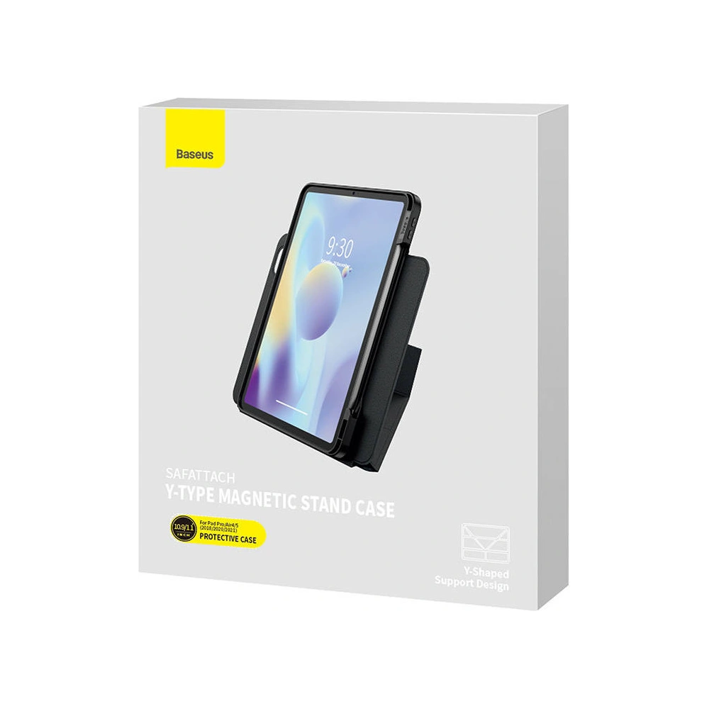 Hurtownia GSM - Etui Baseus Safattach Apple iPad 10.2 2019/2020/2021 (7., 8. a 9. gen)/iPad Air 10.5 2019 (3. gen) (šedé) - BSU3653 - {ean13} - Hurt