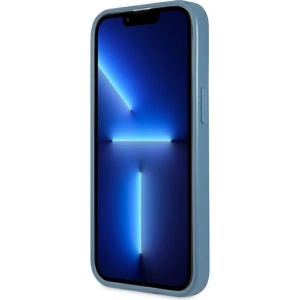 Wholesale Guess GUHCP13LP4TPB Apple iPhone 13 Pro blue hardcase 4G Triangle Logo Cardslot - GUE2199 - {ean13} - Hurt