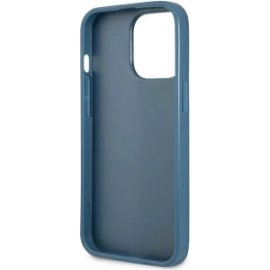 Wholesale Guess GUHCP13LP4TPB Apple iPhone 13 Pro blue hardcase 4G Triangle Logo Cardslot - GUE2199 - {ean13} - Hurt
