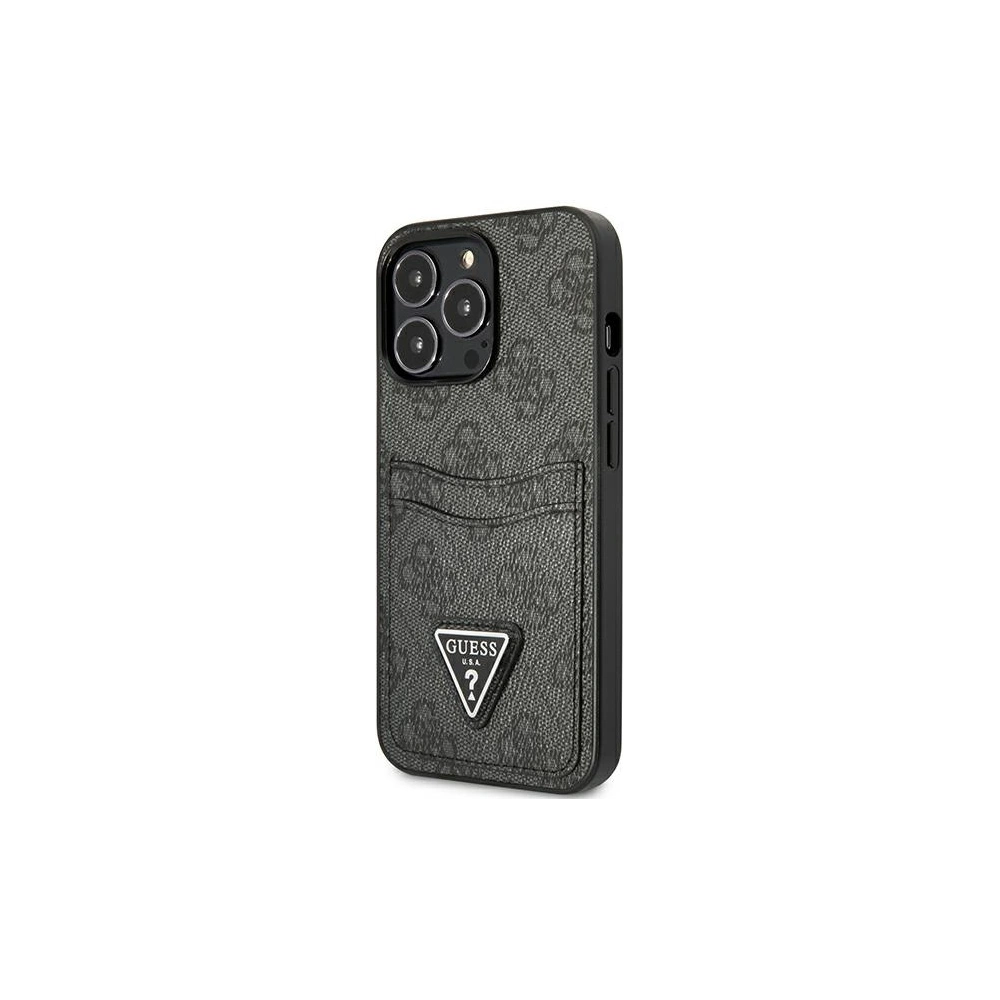 Hurtownia GSM - Etui Guess GUHCP13LP4TPK Apple iPhone 13 Pro černý/black hardcase 4G Triangle Logo Cardslot - GUE2200 - {ean13} - Hurt