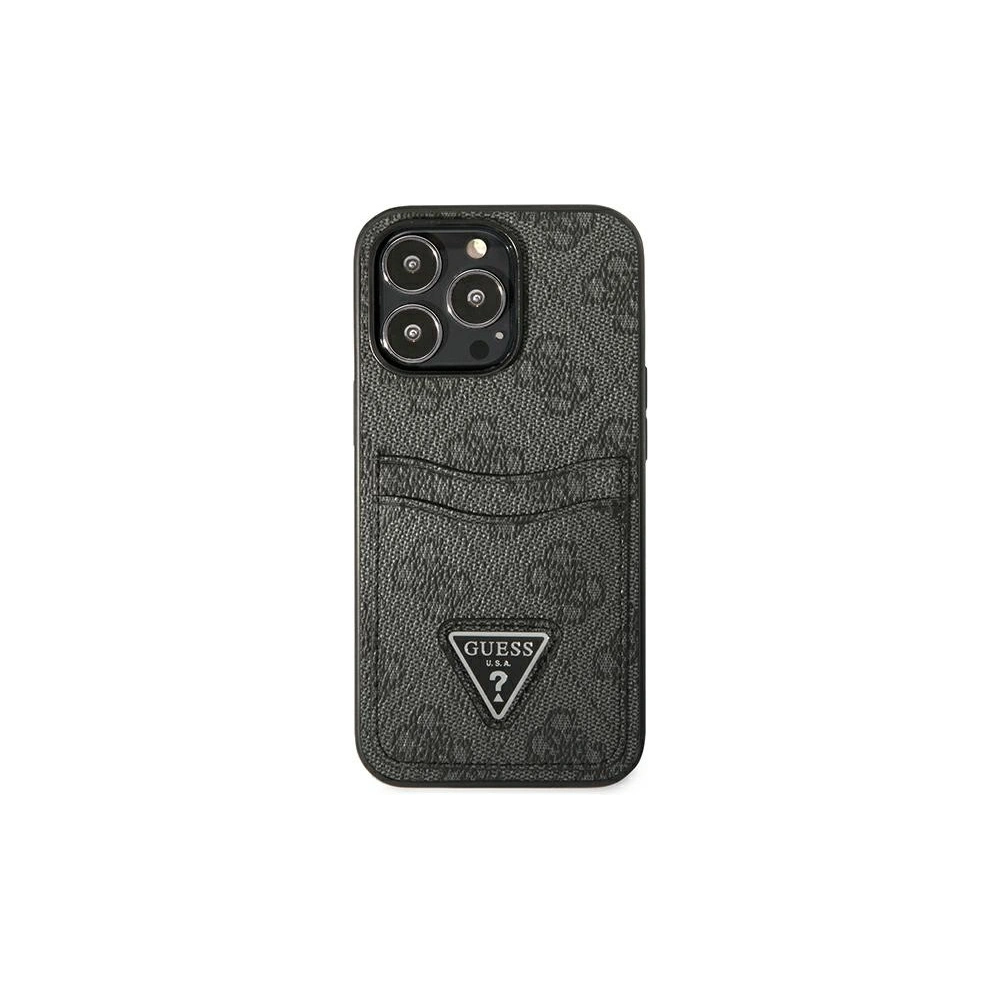Hurtownia GSM - Etui Guess GUHCP13LP4TPK Apple iPhone 13 Pro černý/black hardcase 4G Triangle Logo Cardslot - GUE2200 - {ean13} - Hurt