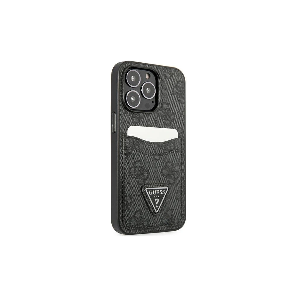 Hurtownia GSM - Etui Guess GUHCP13LP4TPK Apple iPhone 13 Pro černý/black hardcase 4G Triangle Logo Cardslot - GUE2200 - {ean13} - Hurt