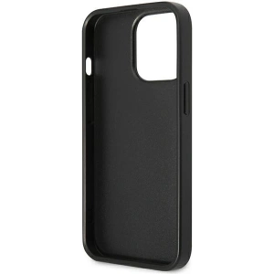Wholesale Guess GUHCP13LP4TPK Apple iPhone 13 Pro black hardcase 4G Triangle Logo Cardslot - GUE2200 - {ean13} - Hurt