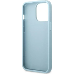 Etui Guess GUHCP13LPS4MB Apple iPhone 13 Pro niebieski/blue hardcase Saffiano 4G Small Metal Logo