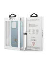 Hurtownia GSM - Etui Guess GUHCP13LPS4MB Apple iPhone 13 Pro kék/hardcase Saffiano 4G Kis Fém Logó - GUE2203 - {ean13} - Hurt