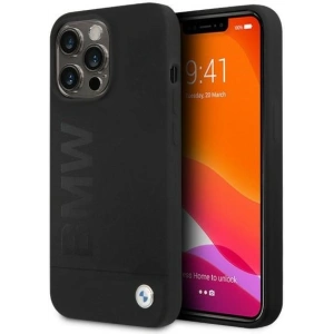 Etui BMW BMHMP13LSLBLBK Apple iPhone 13 Pro czarny/black hardcase Silicone Signature Logo Magsafe