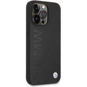 Wholesale BMW BMHMP13LSLBLBK Apple iPhone 13 Pro black hardcase Silicone Signature Logo Magsafe - BMW326 - {ean13} - Hurt