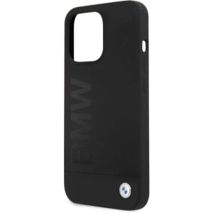 Wholesale BMW BMHMP13LSLBLBK Apple iPhone 13 Pro black hardcase Silicone Signature Logo Magsafe - BMW326 - {ean13} - Hurt