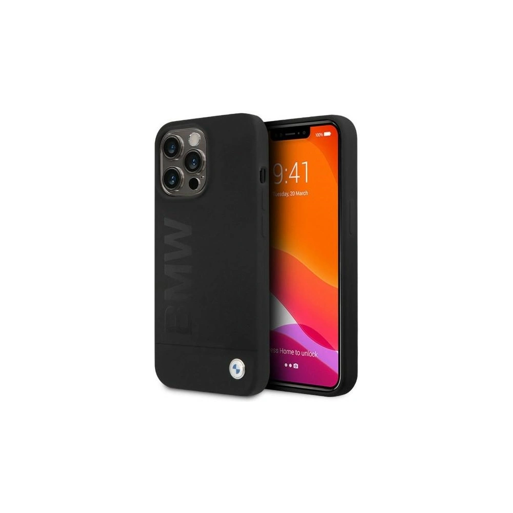 Hurtownia GSM - Case BMW BMHMP13XSLBLBK Apple iPhone 13 Pro Max schwarz/black hardcase Silikon Signatur Logo Magsafe - BMW327 - {ean13} - Hurt