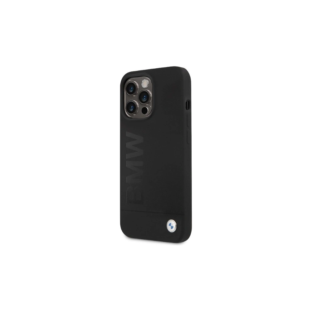Hurtownia GSM - Etui BMW BMHMP13XSLBLBK Apple iPhone 13 Pro Max negru/black hardcase Silicone Signature Logo Magsafe - BMW327 - {ean13} - Hurt