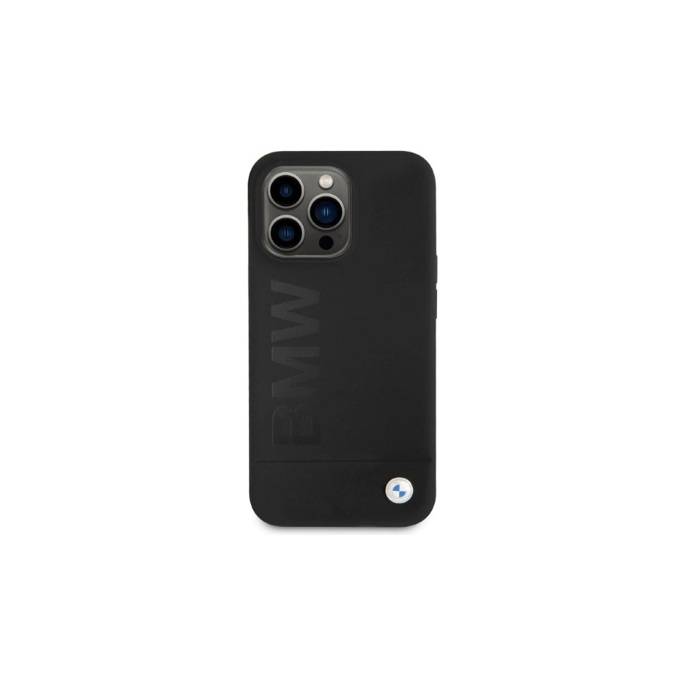 Hurtownia GSM - Etui BMW BMHMP13XSLBLBK Apple iPhone 13 Pro Max negru/black hardcase Silicone Signature Logo Magsafe - BMW327 - {ean13} - Hurt