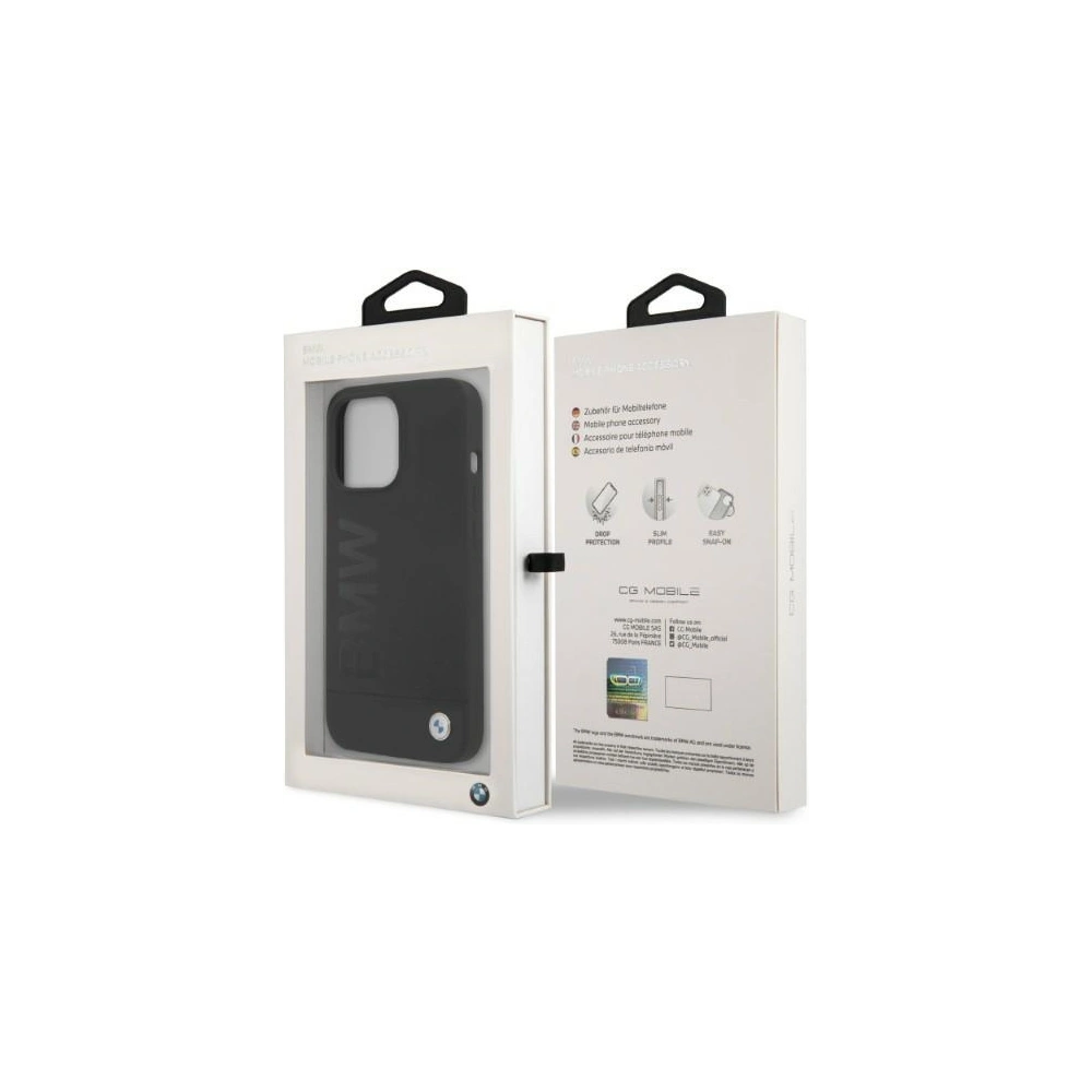 Hurtownia GSM - Etui BMW BMHMP13XSLBLBK Apple iPhone 13 Pro Max negru/black hardcase Silicone Signature Logo Magsafe - BMW327 - {ean13} - Hurt