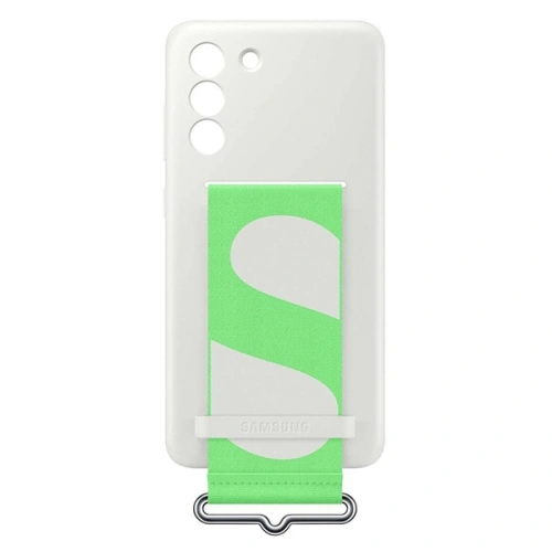 Etui Samsung Galaxy S21 EF-GG990TW biały/white Silicone Cover Strap
