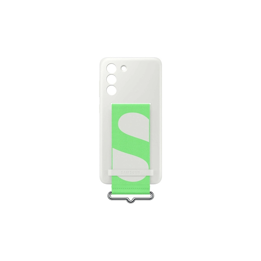 Hurtownia GSM - Etui Samsung Galaxy S21 EF-GG990TW bílý/white Silicone Cover Strap - SMG772 - {ean13} - Hurt