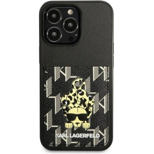 Etui Karl Lagerfeld KLHCP13LCANCNK Apple iPhone 13 Pro hardcase czarny/black Karlimals Cardslot