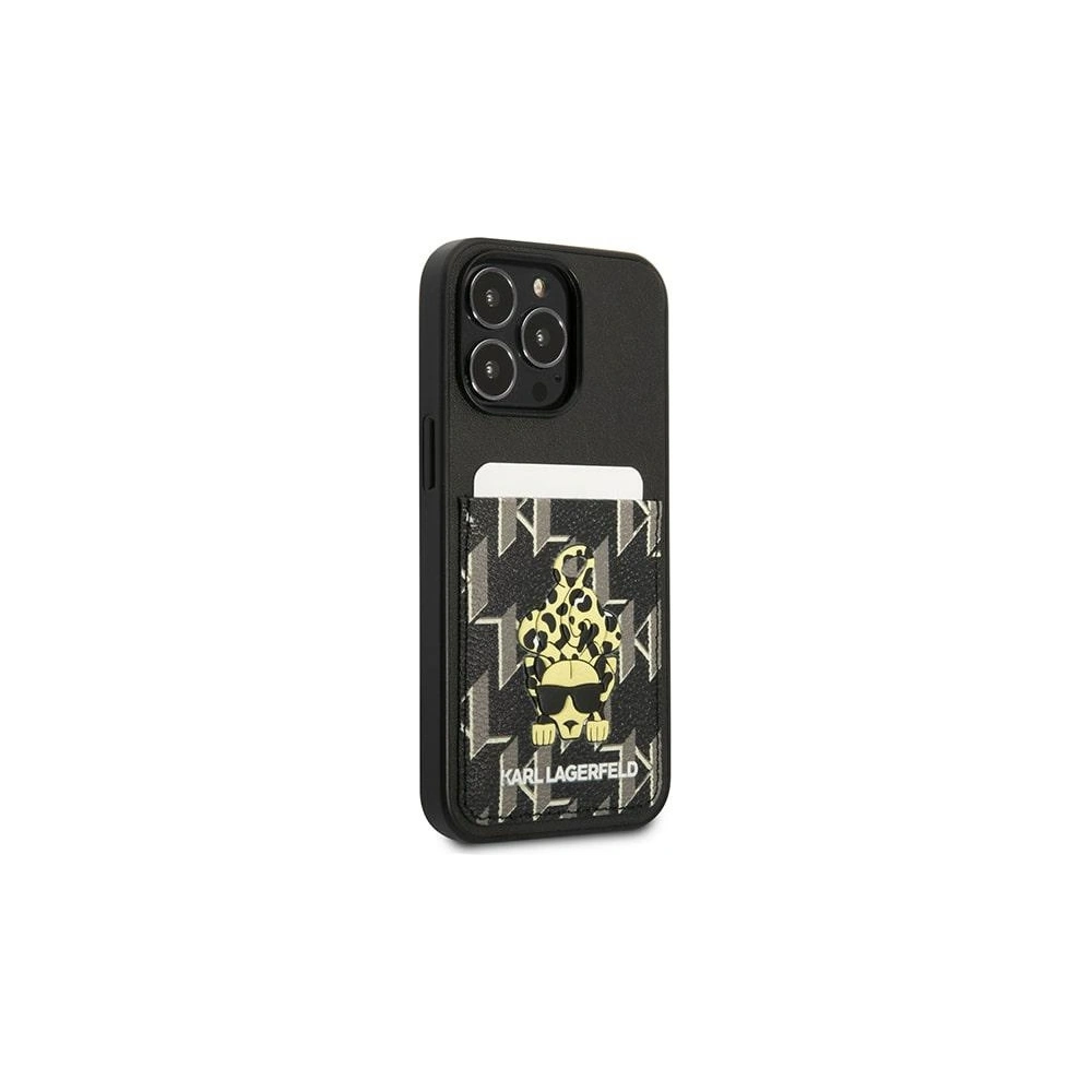 Hurtownia GSM - Case Karl Lagerfeld KLHCP13LCANCNK Apple iPhone 13 Pro Hardcase schwarz/black Karlimals Kartensteckplatz - KLD1207 - {ean13} - Hurt