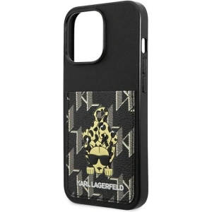 Etui Karl Lagerfeld KLHCP13LCANCNK Apple iPhone 13 Pro hardcase czarny/black Karlimals Cardslot