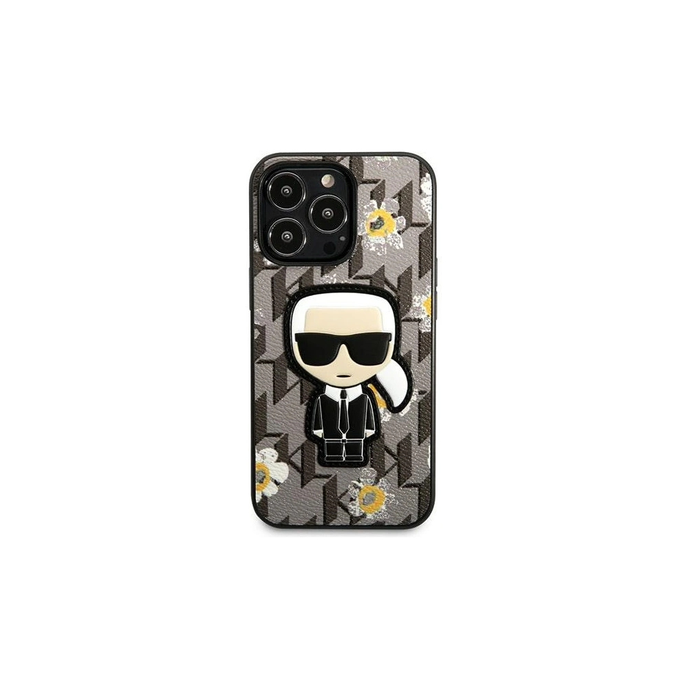 Hurtownia GSM - Etui Karl Lagerfeld KLHCP13LPMNFIK1 Apple iPhone 13 Pro gri/grey Flower Ikonik Karl - KLD1208 - {ean13} - Hurt