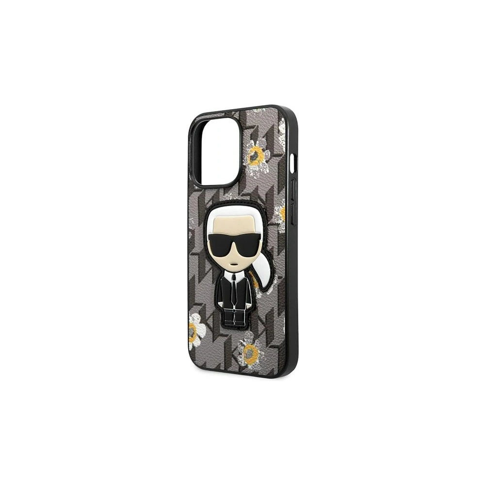 Hurtownia GSM - Etui Karl Lagerfeld KLHCP13LPMNFIK1 Apple iPhone 13 Pro gri/grey Flower Ikonik Karl - KLD1208 - {ean13} - Hurt