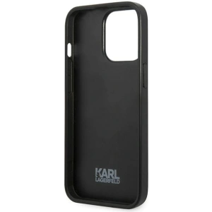 Etui Karl Lagerfeld KLHCP13LPMNFIK1 Apple iPhone 13 Pro szary/grey Flower Ikonik Karl