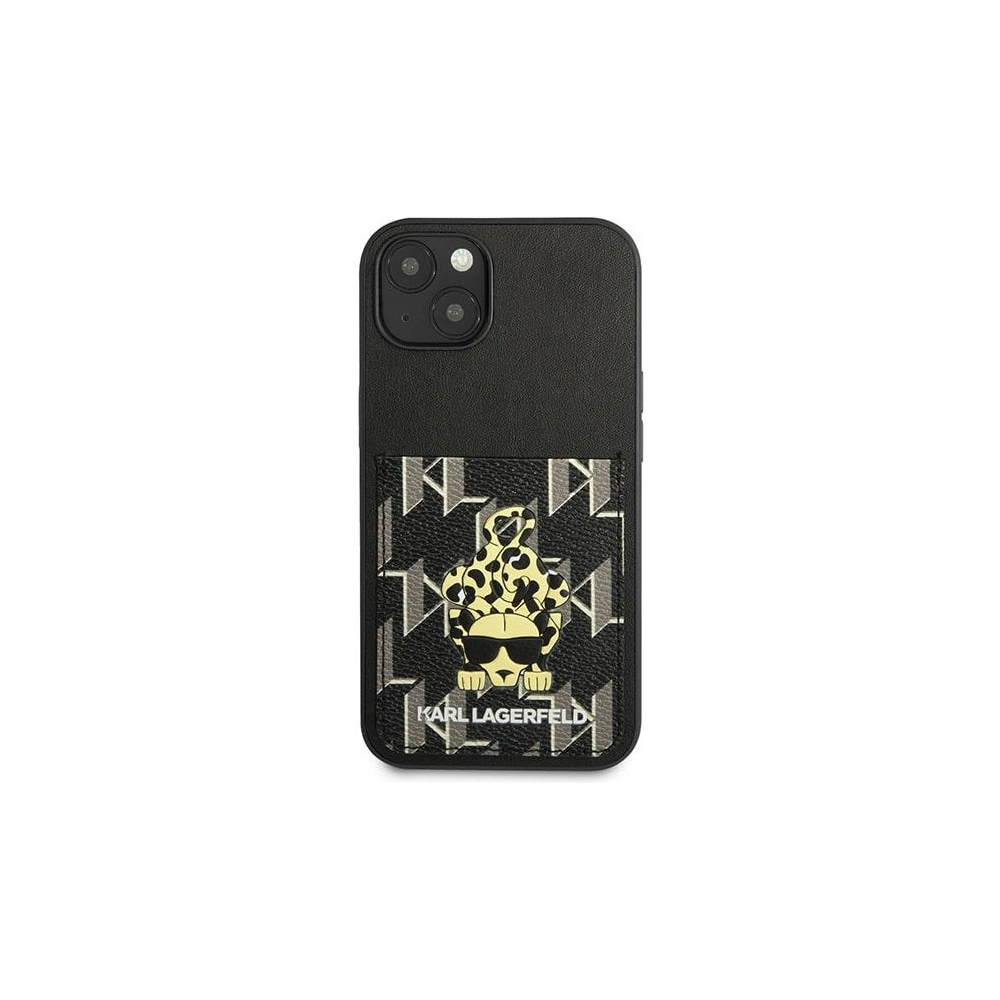 Hurtownia GSM - Etui Karl Lagerfeld KLHCP13MCANCNK Apple iPhone 13 hardcase czarny/black Karlimals Cardslot - KLD1209 - {ean13} - Hurt