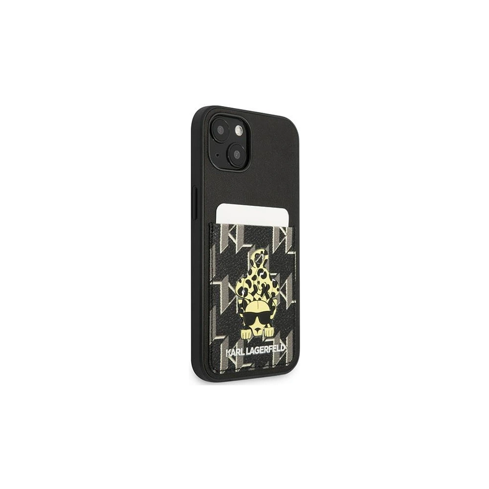 Hurtownia GSM - Etui Karl Lagerfeld KLHCP13MCANCNK Apple iPhone 13 hardcase czarny/black Karlimals Cardslot - KLD1209 - {ean13} - Hurt