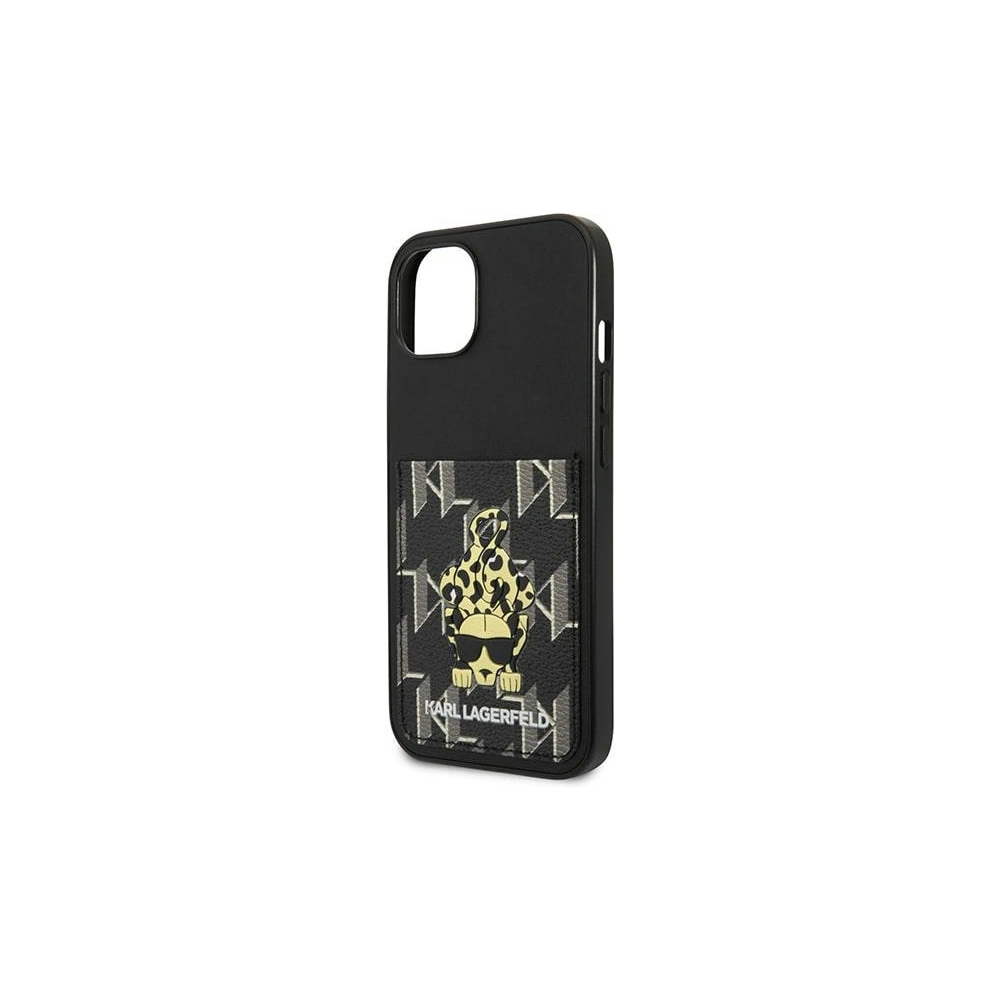 Hurtownia GSM - Etui Karl Lagerfeld KLHCP13MCANCNK Apple iPhone 13 hardcase czarny/black Karlimals Cardslot - KLD1209 - {ean13} - Hurt