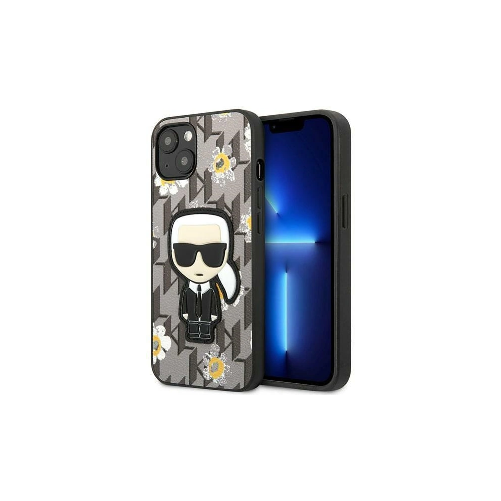 Hurtownia GSM - Etui Karl Lagerfeld KLHCP13MPMNFIK1 Apple iPhone 13 szary/grey Flower Ikonik Karl - KLD1210 - {ean13} - Hurt