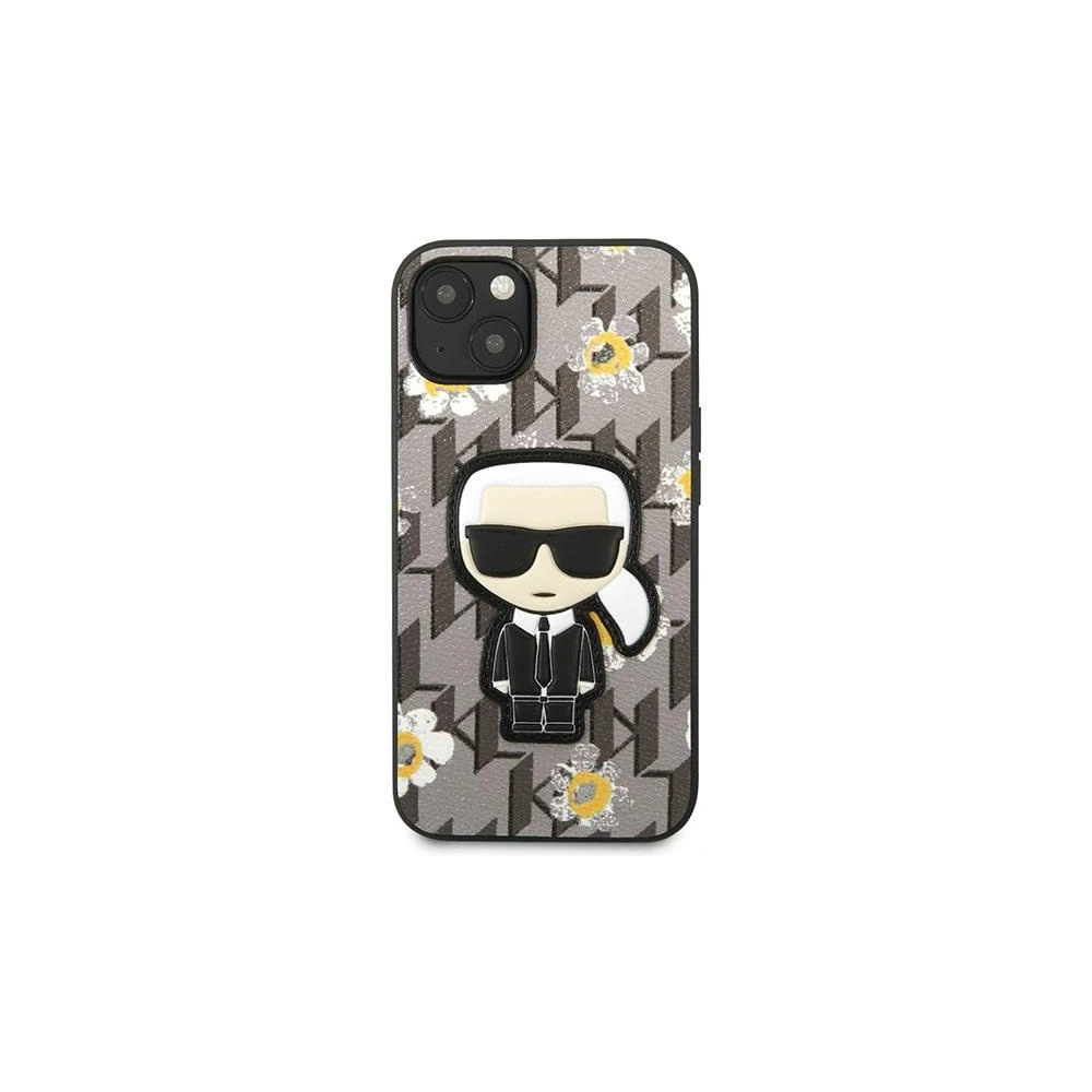 Hurtownia GSM - Etui Karl Lagerfeld KLHCP13MPMNFIK1 Apple iPhone 13 szary/grey Flower Ikonik Karl - KLD1210 - {ean13} - Hurt