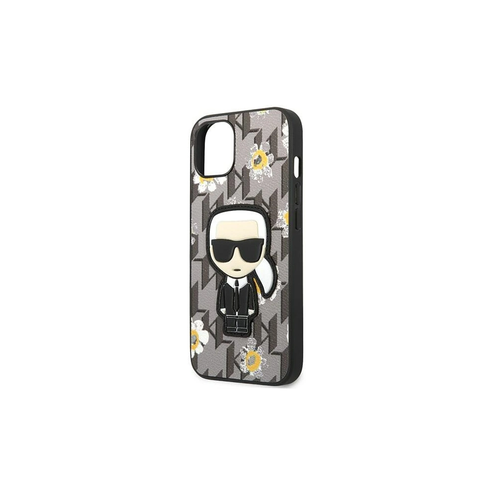Hurtownia GSM - Etui Karl Lagerfeld KLHCP13MPMNFIK1 Apple iPhone 13 szary/grey Flower Ikonik Karl - KLD1210 - {ean13} - Hurt