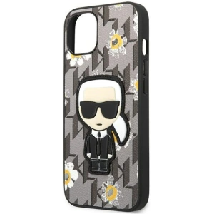 Hurtownia GSM - Etui Karl Lagerfeld KLHCP13SPMNFIK1 Apple iPhone 13 mini szürke/grey Flower Ikonik Karl - KLD1211 - {ean13} - Hurt