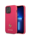 Etui Guess GUHCP13LPS4MF Apple iPhone 13 Pro rózsaszín/pink hardcase Saffiano 4G Kis Fém Logó